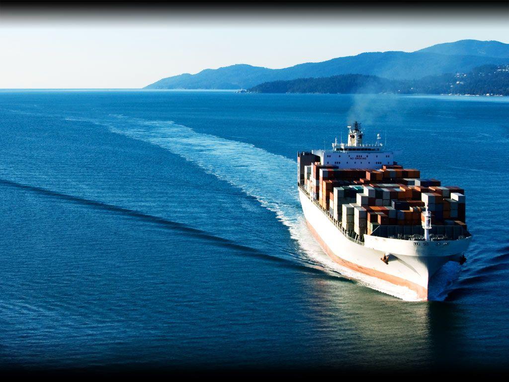 Cargo ship representing global trade